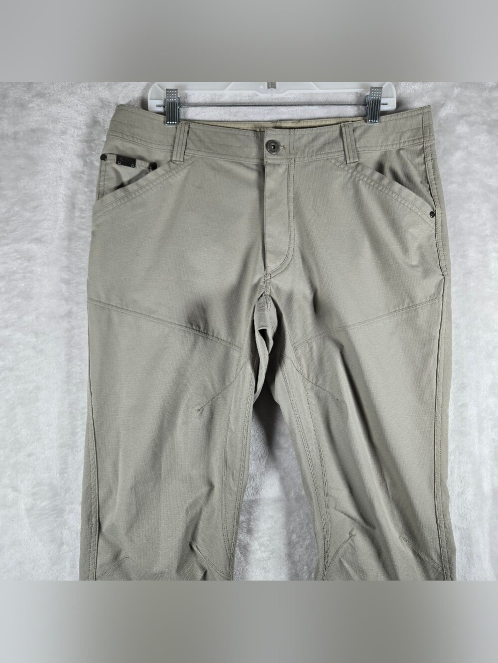 Kuhl Silencr Pants Mens 35x32 Khaki Ripstop Outdoors Stretch SKU 5166 Read Des! - Picture 3 of 13
